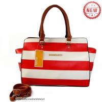 michael kors striped groot rood boekentassen Tasjes Te Koop 6wqk1793